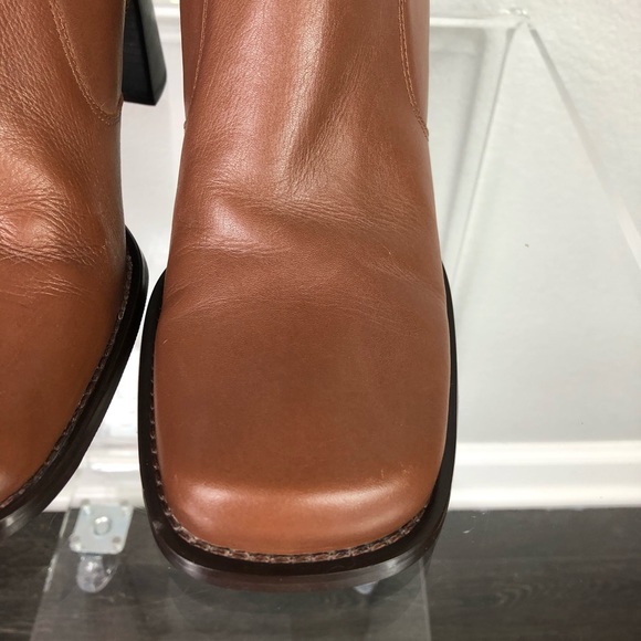 Colin Stuart Leather Square Toe Boots - Picture 4 of 15